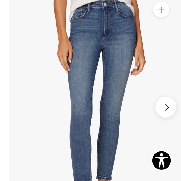 NWT High Rise Curvy Skinny Ankle Joe’s Jeans 32 - Picture 1 of 4